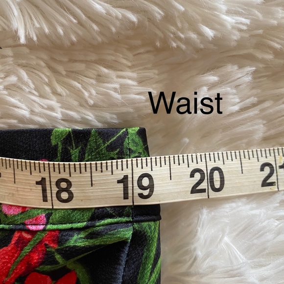 Liz Claiborne Career Black Floral Midi Skirt - Picture 5 of 9